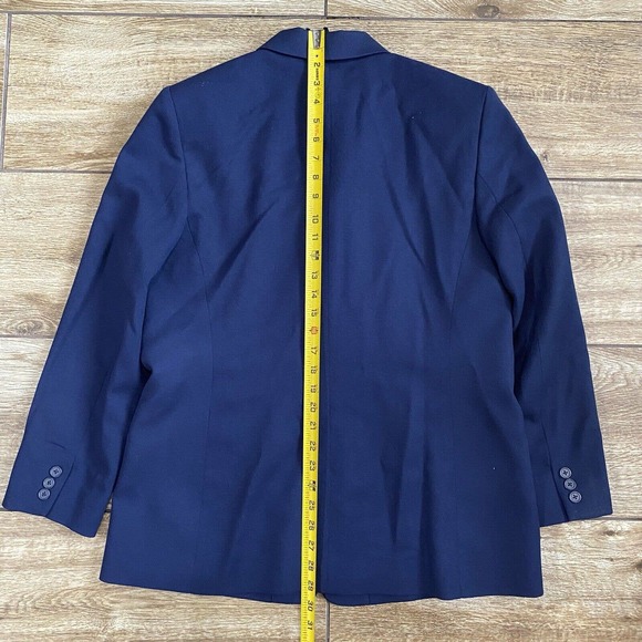Vintage Virgin Wool Blazer Size 14 - Picture 6 of 9